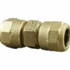 Cambridge Brass Copper Tube Size LF Brass Compression Coupling Without Stop Waterworks Products