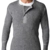 Stanfields Work Wear Stanfield's 1315 Heavy Weight Wool Long Sleeve Shirt | Grey | Sizes S - 3XL