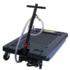 Dynaline Low Profile Wheeled Oil Drain Pan With 12V DC Pump - 64L Capacity