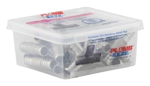 Tubing And Fittings Plumb-Eeze Stainless Steel PEX Tee – Multi Pack