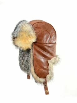 Crowncap Grey Fox Aviator | Cognac/Natural Work Hats