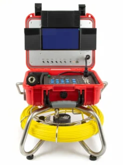 Forbest Sewer/Drain Camera, W/Self Leveling, Transmitter, Meter Counter (Layflat Design) 130FT