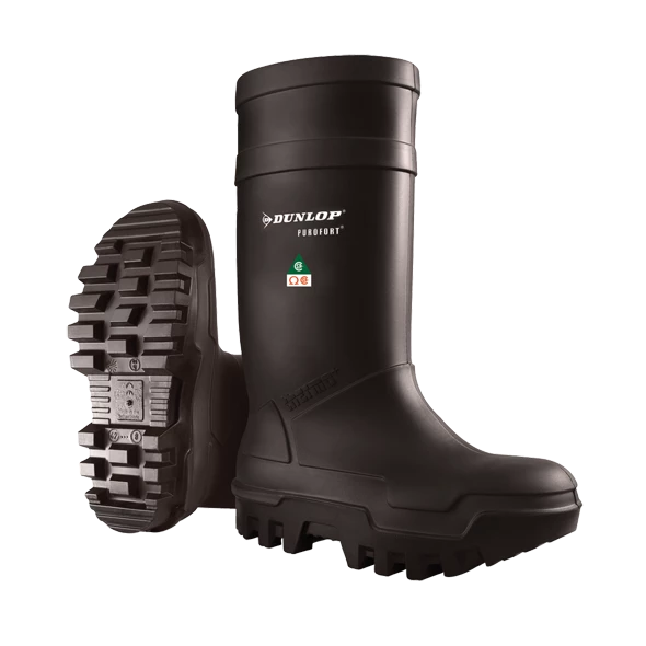Dunlop Purofort Thermo+ Full Safety Winter Work Boots | Black | Sizes 6-15