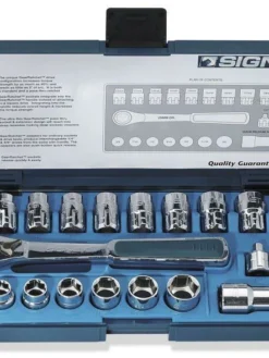 Signet 21 Piece GearRatchet Vortex Socket System | SAE/Metric Hand Tools