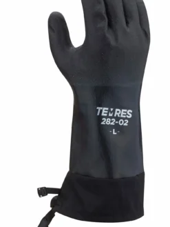 Work Gloves Showa TEMRES® 282-02 Acrylic Insulated Polyurethane Coated Rough Grip Winter Glove W/ Draw Cord Cuff