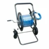 New-Line Blue Serpent Commercial-Grade 2-Wheeled Garden Hose & Nozzle Kit