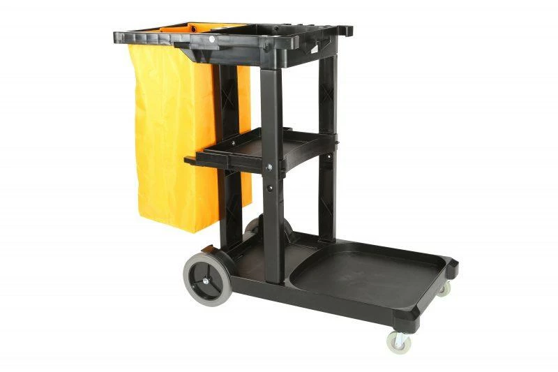 Globe Commercial Products Cleaning Tools Heavy Duty Premium Janitor's Cart