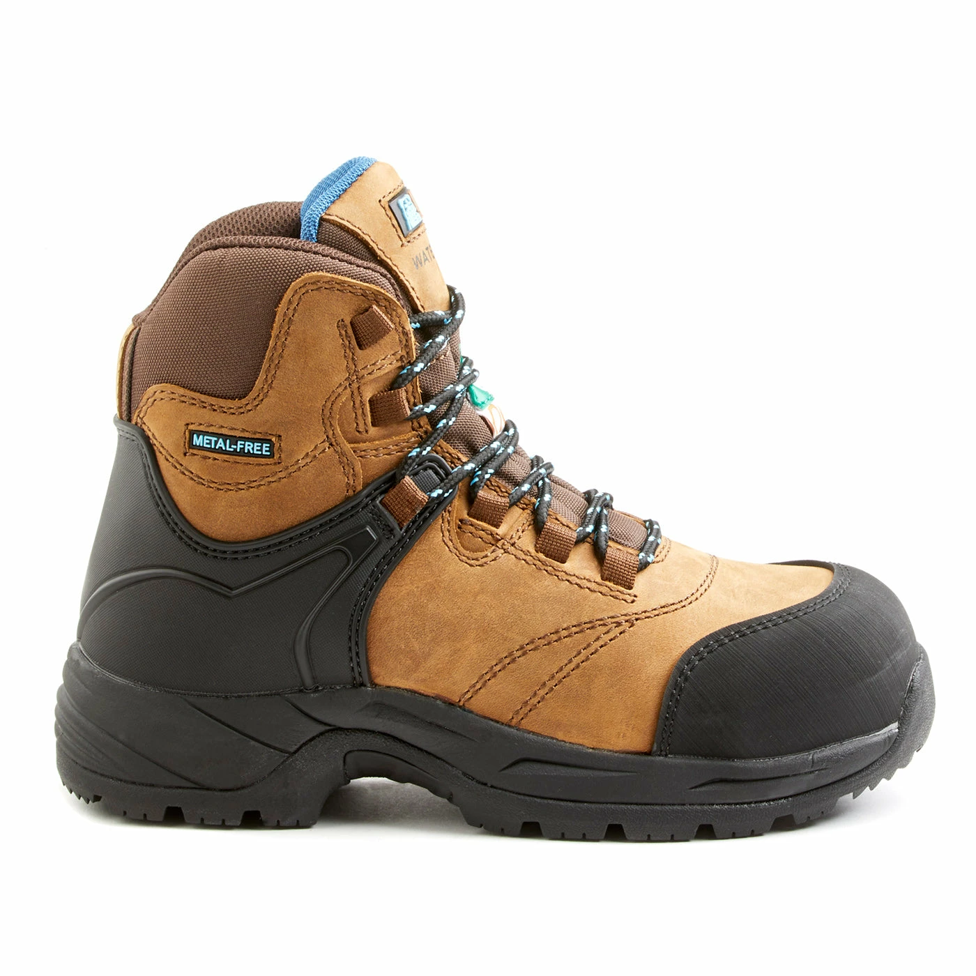 6 Inch Safety Boots Kodiak Journey Women's Composite Toe 6" Hiker Safety Work Boots | Brown | Sizes 6 - 11