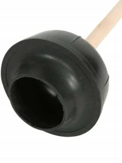 Globe Commercial Products Hydroforce Professional Toilet Plunger Cleaning Tools