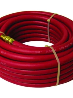 Greenline 3/8" Red Rubber Air Hose Assemblies | 1/4" MPT Fittings