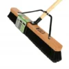 Globe Commercial Products Cleaning Tools The Beast™ Contractor's Medium Bristle Push Broom Assembly - 24" Head