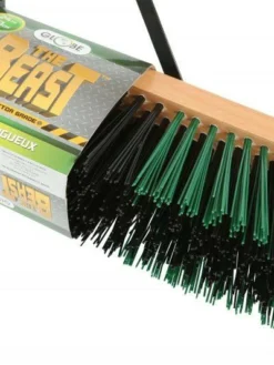 Globe Commercial Products The Beast™ Contractor's Rough Bristle Push Broom Assembly - 24