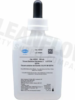 Hach 42632 Hardness 3 Titrant Solution, 100 ML MDB Water Testing Supplies