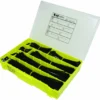 Electrical Supplies Techspan Black Cable Tie Assortment – 1485 Pcs