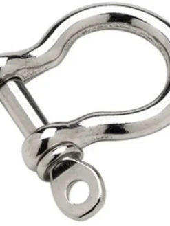 Cleanflow Type 316 Stainless Steel Screw Pin Bow Shackle In Sizes 1/4" To 3/4"