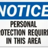 Cleanflow Safety Supplies Personal Protection Required Safety Sign