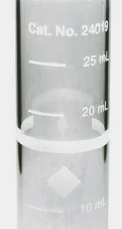 Water Testing Equipment Hach 2401906 Glass Sample Cell, 25 Mm Round, 10-20-25 ML Marks, Pk/6