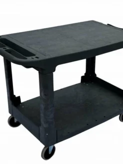 Globe Commercial Products Heavy-Duty Flat Shelf Utility Carts