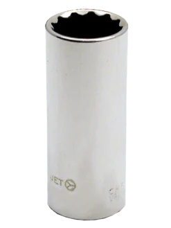 Hand Tools Jet 3/8" Drive SAE Chrome Socket Set - 12 Point - 9 Piece