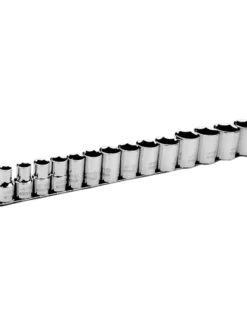 Hand Tools Jet 1/2" Drive SAE Chrome Socket Set - 6 Point - 15 Piece