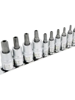 Hand Tools Jet 1/4" & 3/8" Drive Socket Bit Set | Tamperproof | 10 Piece