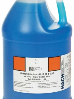 Hach 2283656 Buffer Solution, PH 10.01 | Color-coded Blue, 4L Water Testing Supplies