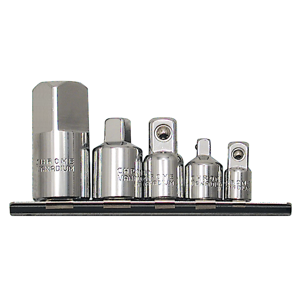 Jet Chrome Socket Adapter Set - 5 Piece