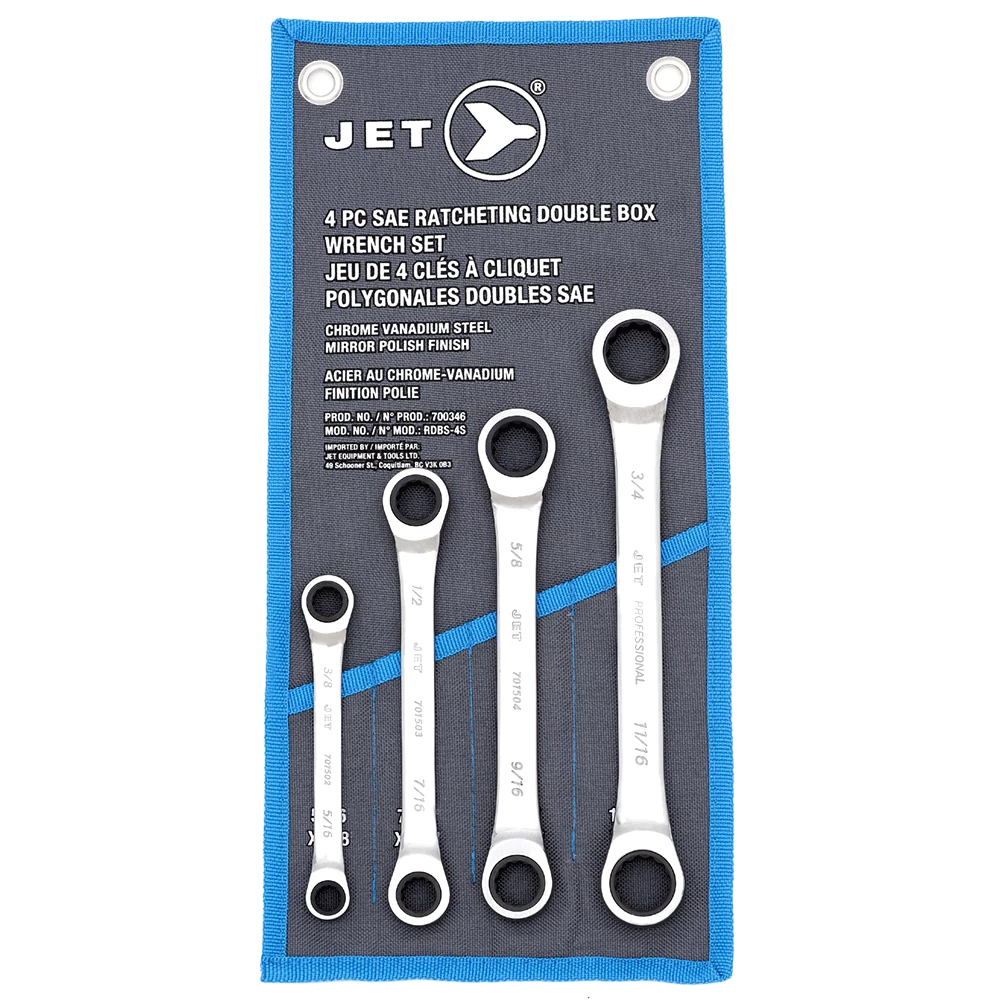 Jet Ratcheting Double Box Wrench Sets Hand Tools