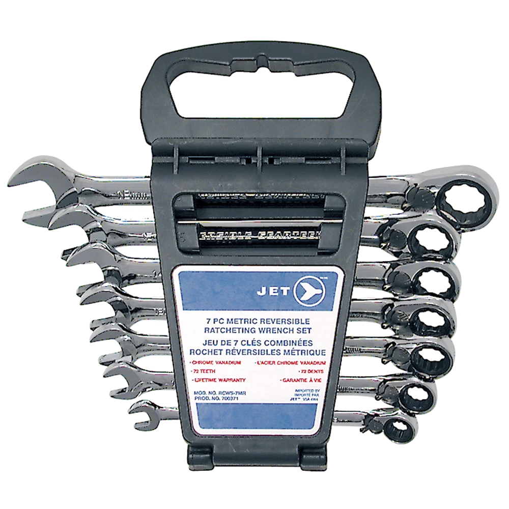Hand Tools Jet Long Pattern Ratcheting Wrench Sets - Reversing
