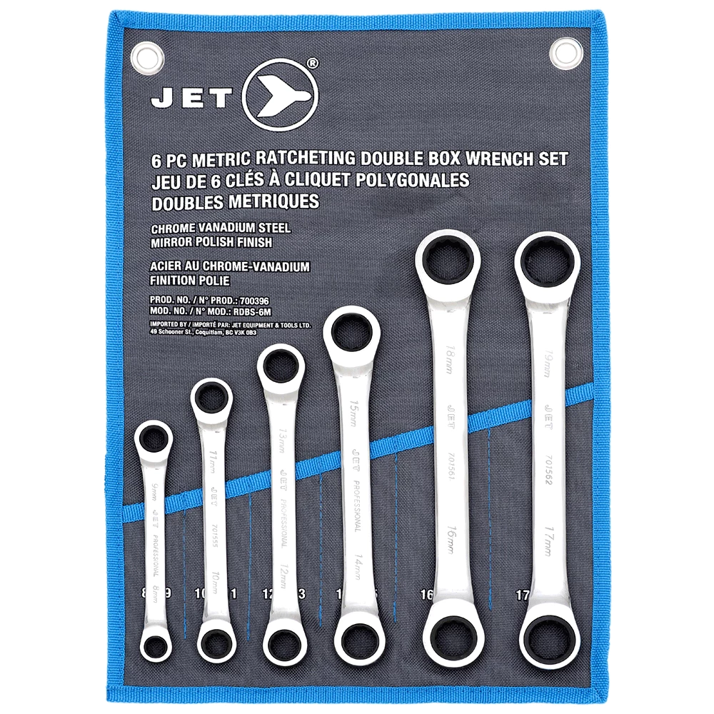Jet Ratcheting Double Box Wrench Sets Hand Tools