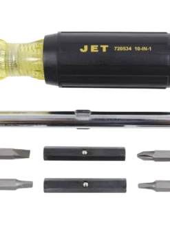 Jet 10-In-1 Cushion Grip Multi-Bit Screwdriver