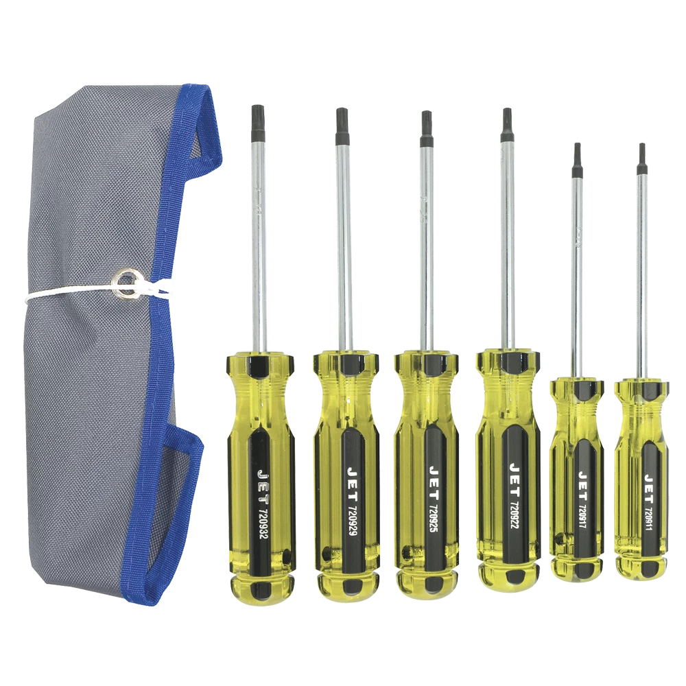 Jet Jumbo Handle Torx Screwdriver Set - 6 Piece Hand Tools