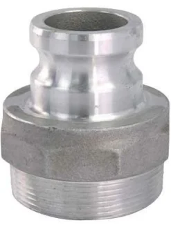 Greenline Aluminum Jump Size Camlock Type F | Male Camlock X MPT | 2" To 4" Sizes Hose And Fittings