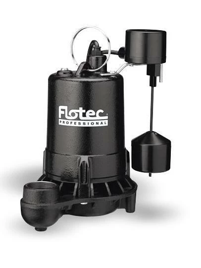 Flotec Professional Flotec E50VLT Cast Iron Sump Pump | 1/2 HP | 120V Dewatering Pumps