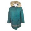 Kelsey Trail Women's 40" Length DAC 2 Poly/Cotton Parka With Coyote Fur Trim Hood And Braided Bottom | S-3XL
