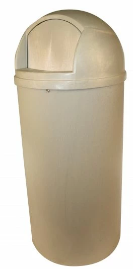 Globe Commercial Products Cleaning Tools Bullet Indoor/Outdoor Waste Container - 21 Gallon