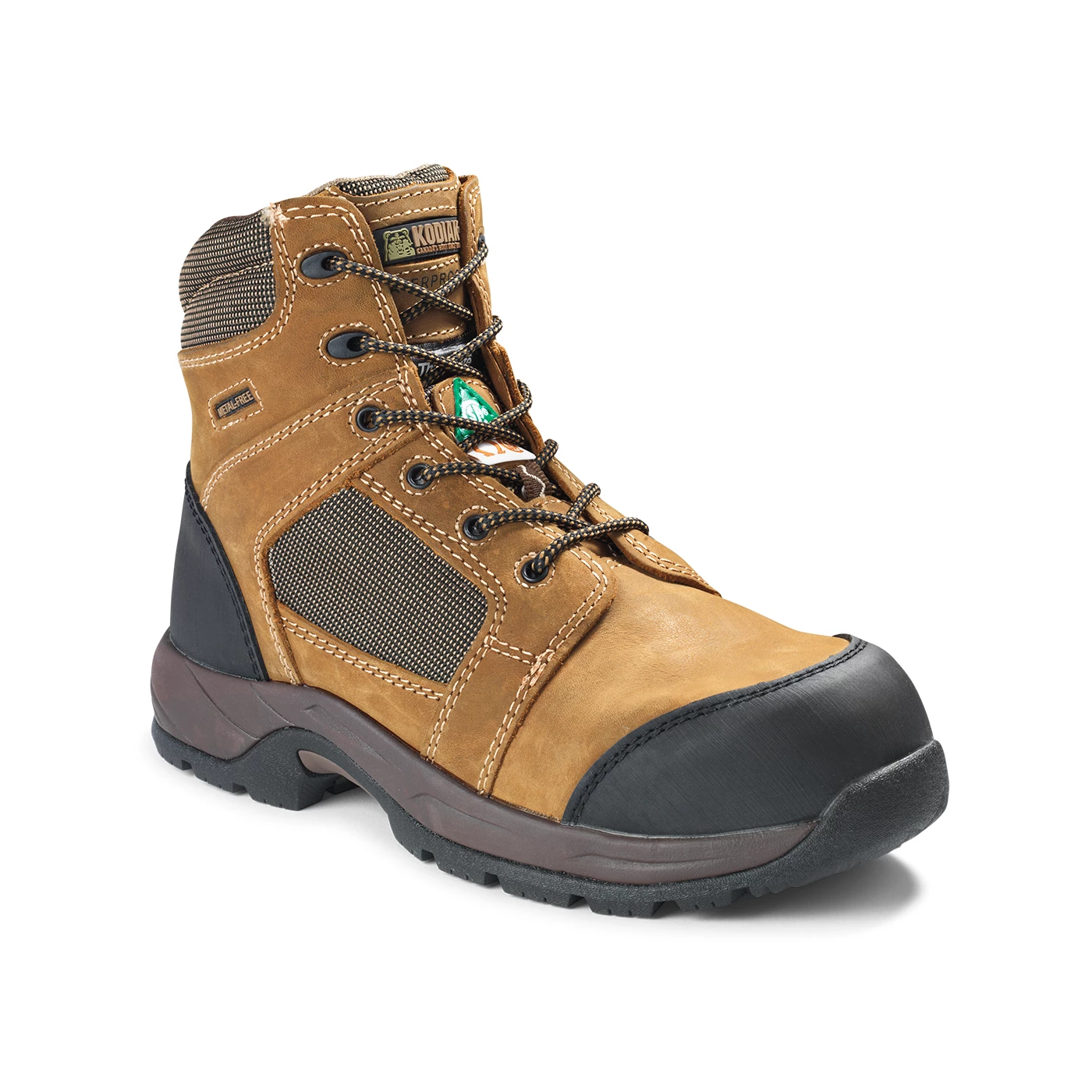 Kodiak Trakker Composite Toe 6" Hiker Safety Work Boots | Brown | Sizes 7 - 14 6 Inch Safety Boots
