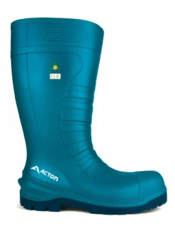 Rubber Work Boots Acton All Terrain Waterproof Lightweight Polyurethane Safety Work Boots | Sizes 3 - 16