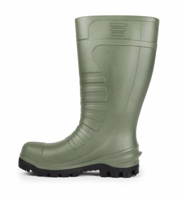 Acton Track 4x4 Lightweight PU Rain Boot With Full Traction Sole | Sizes 3-15 Rubber Work Boots
