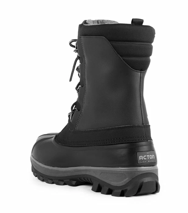 Acton Yukon Waterproof Synthetic Leather Plain Toe Boots | Sizes 7 - 14 Plain Toe Work Boots