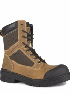 Acton Progress Nubuck 8" Waterproof Work Boots | Brown | Sizes 4 - 14 8 Inch Safety Boots