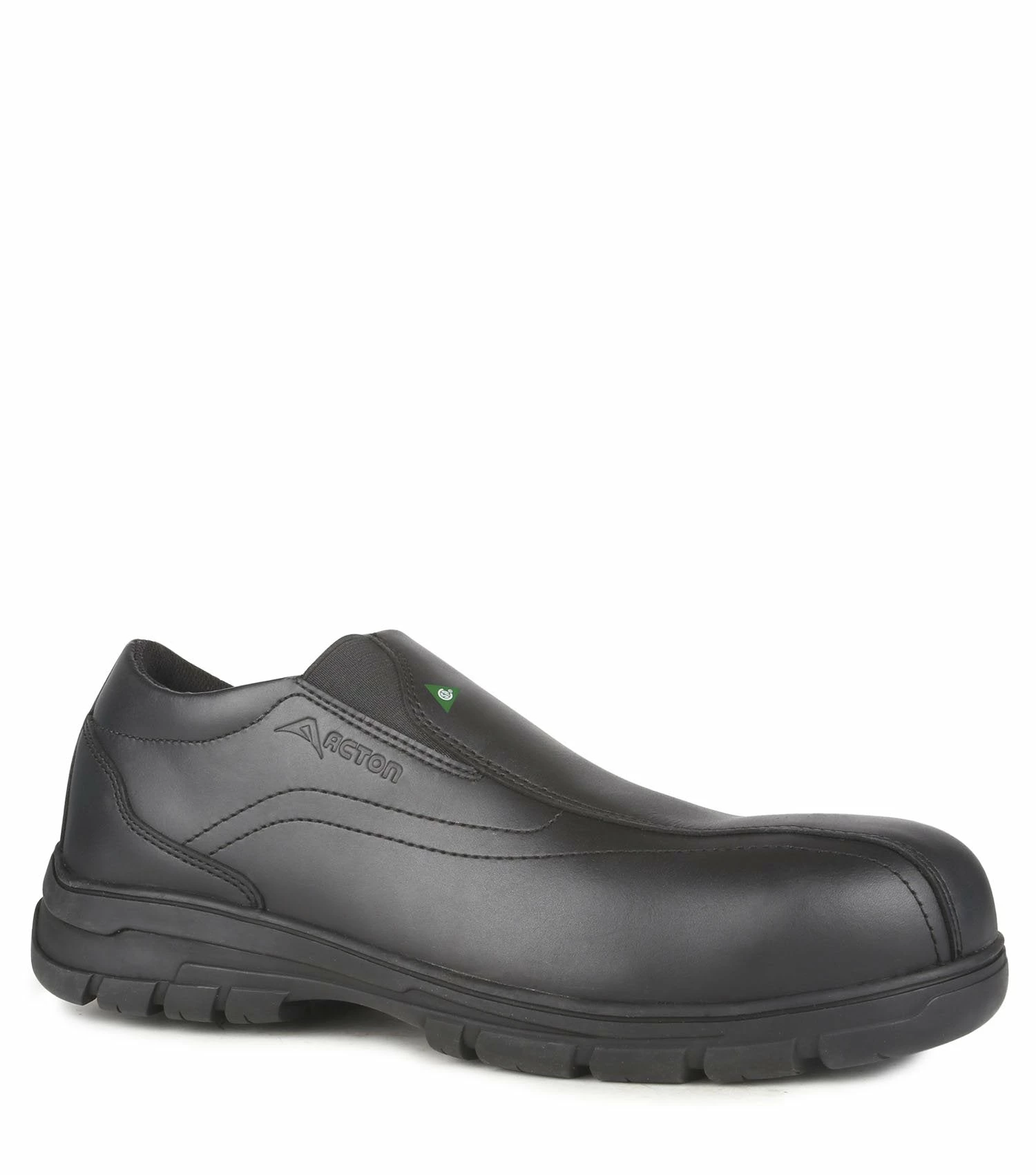 Acton Club Leather Work Shoes | Extra-wide Fit WW (4E) | Black | Sizes 7 - 14 Safety Shoes