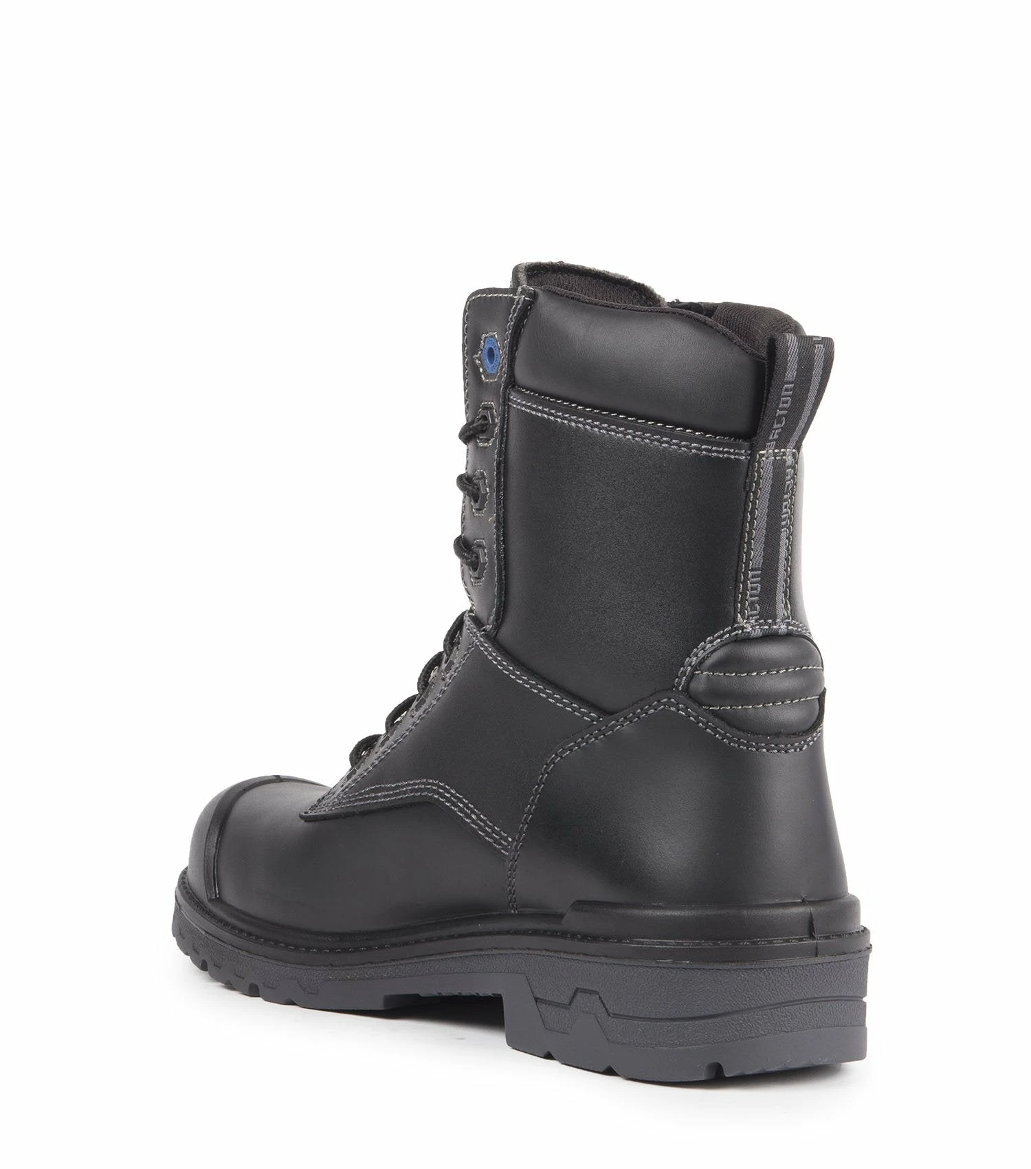 Acton Progum 8" Waterproof Leather Work Boots | Black | Size 7 To Size 17