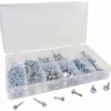 ATD Automotive Supplies Hex Washer Head Self Drilling Screw Assortment - 200 Piece