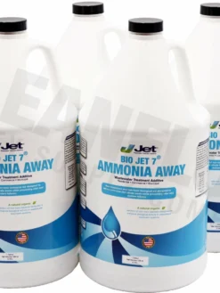 Jet Inc Bio Jet 7 Ammonia Away | 1 Gallon Container | Case Of 4 Water Treatment Chemicals