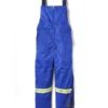 Flame Resistant Work Wear Rasco FR Hi-Vis Insulated Westex Ultrasoft Winter Bib Overalls | Royal Blue | S-5XL