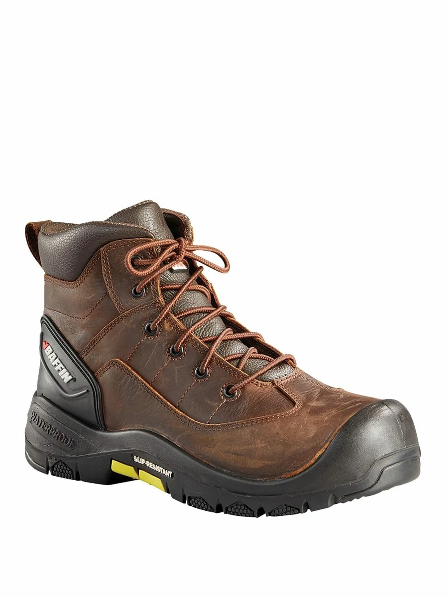 Baffin Chaos 6" Hex-Flex Slip Resistant Double Comfort Work Boots | Sizes 7 - 14 6 Inch Safety Boots