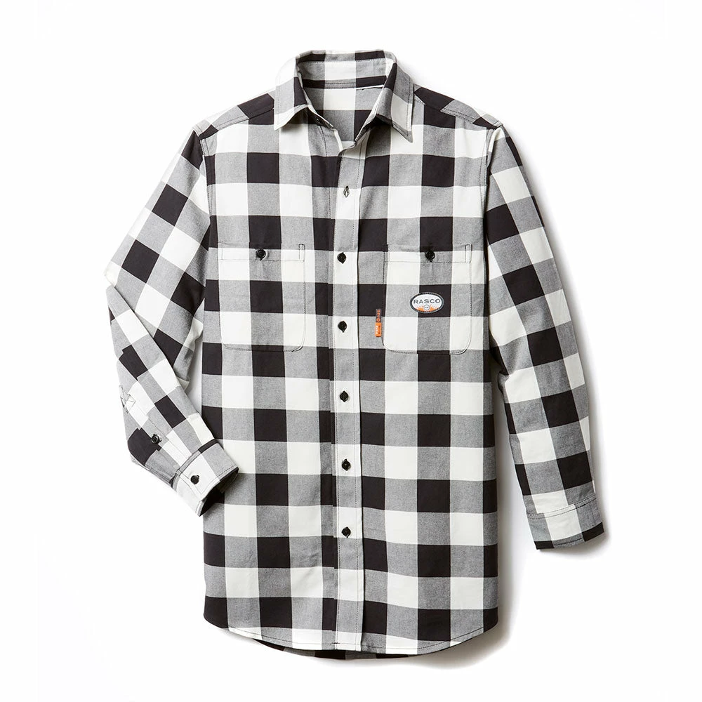 Flame Resistant Work Wear Rasco FR Buffalo Plaid Shirt | S - 5XL