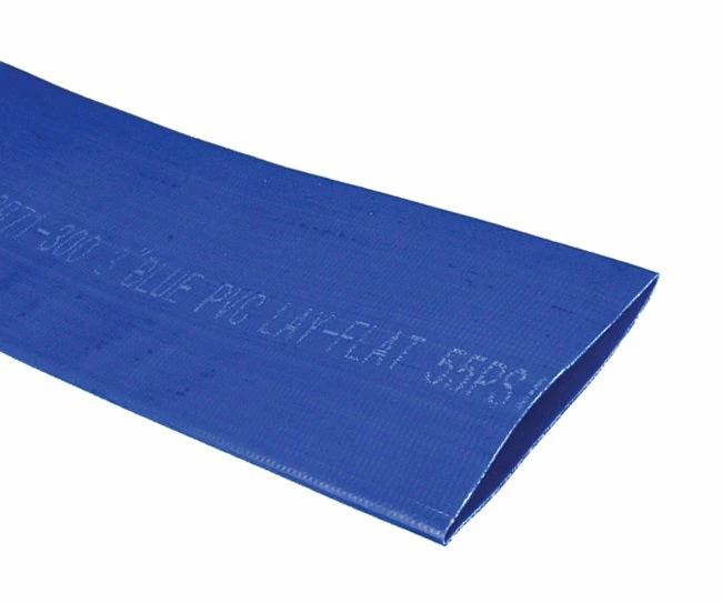 Greenline Blue PVC Layflat Discharge Hose (Hose Only - No Ends)