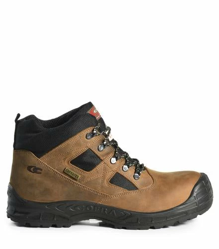 6 Inch Safety Boots Cofra Toronto 6" Work Boots With Waterproof Membrane | Brown | Sizes 7 - 13